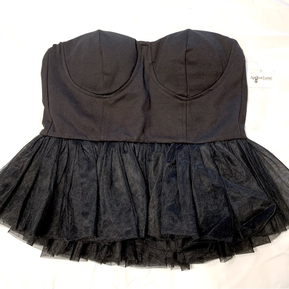 Mable Black Sleeveless Corset Size Small Apricot Lane Boutique